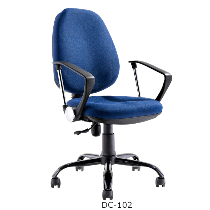 DC-102A Secretarial Chair with Armrests DC-102 - Image 2