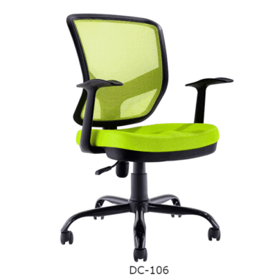 Mesh Secretarial Chair with Armrests DC-106