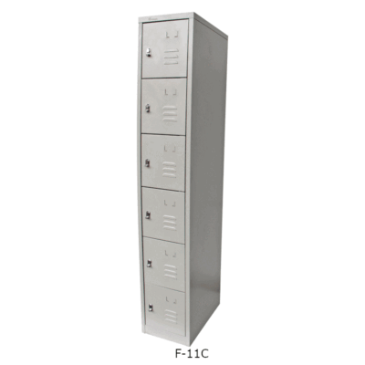 Cold-Rolled Steel Locker with 6 Doors F-11