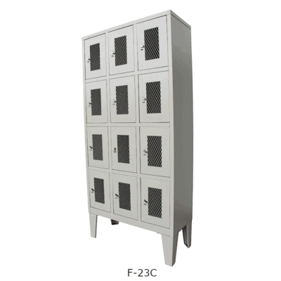 Cold-Rolled Steel Locker with 12 Doors F-23