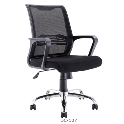 Mesh Secretarial Chair with Armrests DC-107