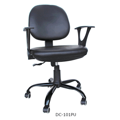 Secretarial Chair with Armrests DC-101PU