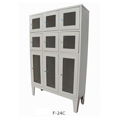 Cold-Rolled Steel Locker with 9 Doors F-24