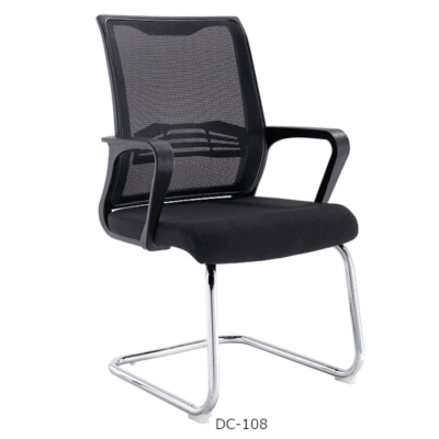 Mesh Secretarial Chair with Armrests DC-108