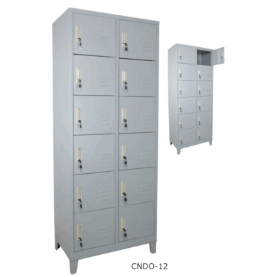 Cold-Rolled Steel Locker with 12 Doors CNDO-12